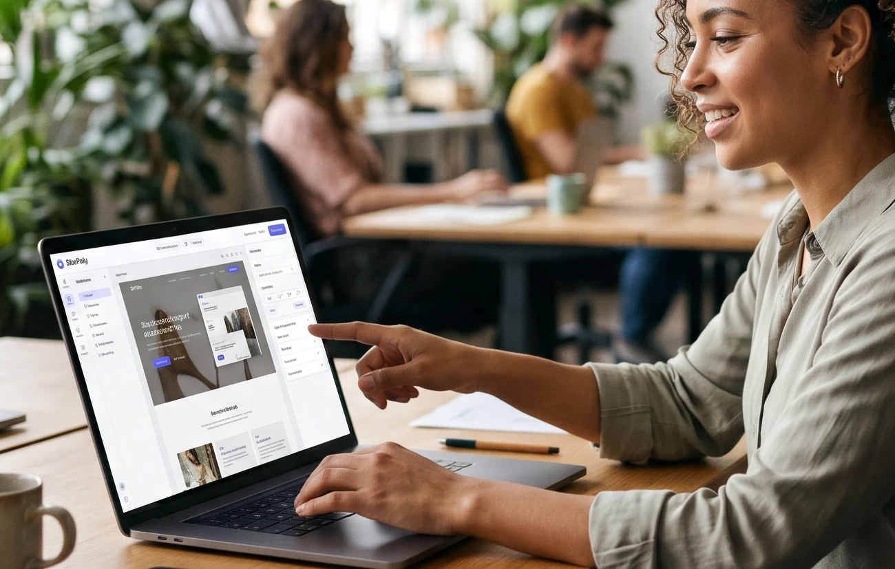 Creador de sitios web con IA – Crea una página web profesional para tu negocio con IA