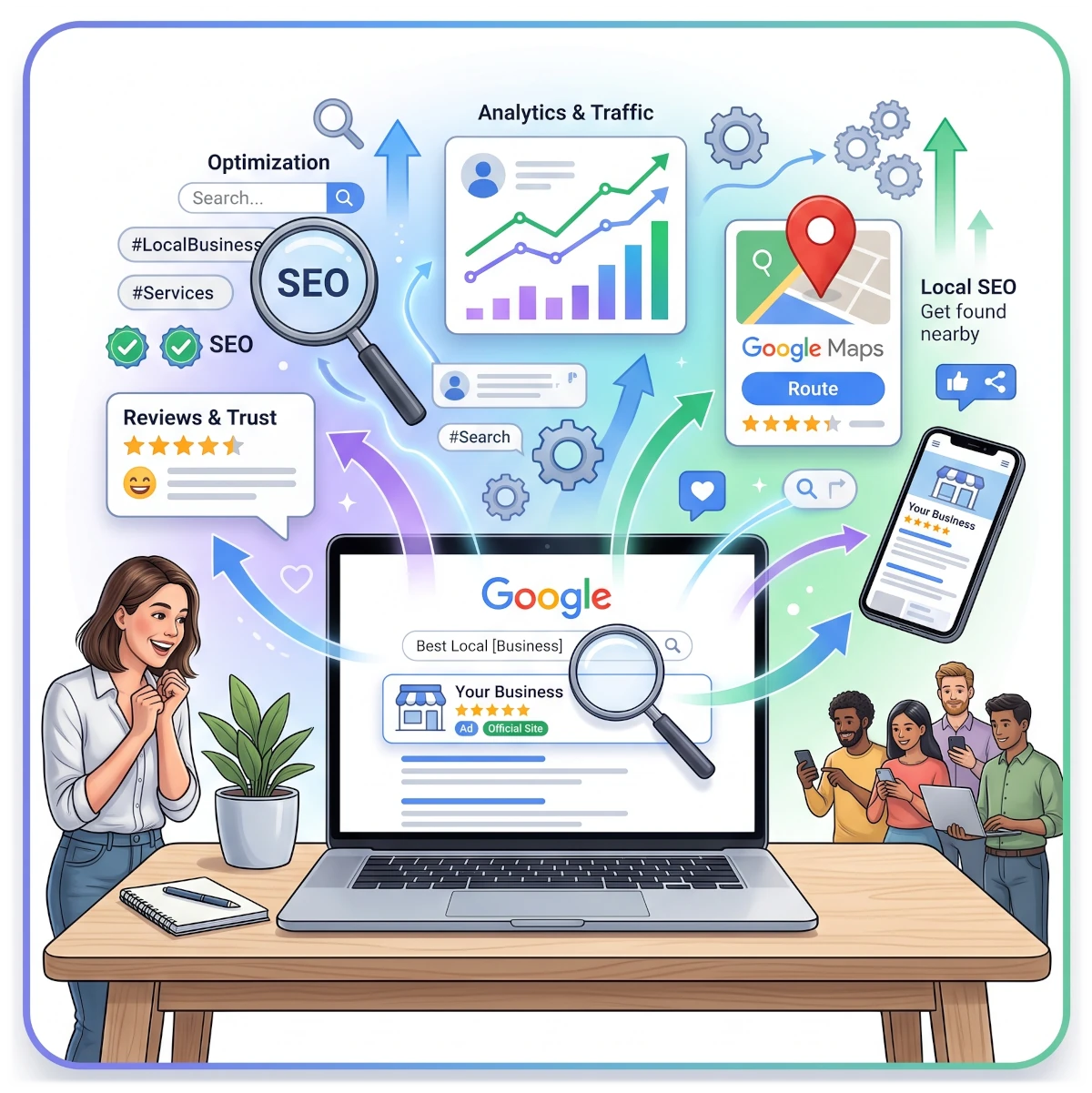 Web Sitenizi Google'da Nasıl Görünür Hale Getirebilirsiniz?